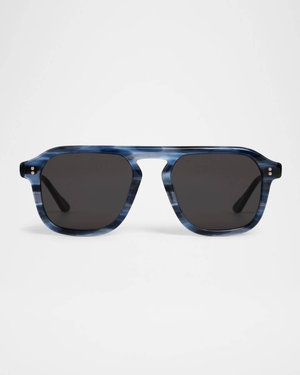 Zander Acetate Square Sunglasses